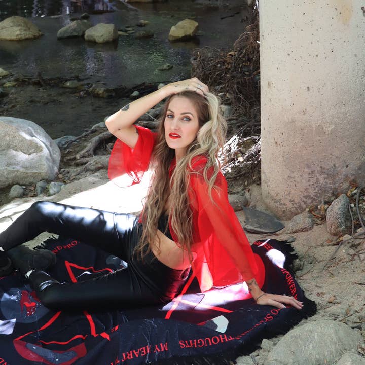 Lady Moon Co.® - Wholesale Beach Towel - Lilith Traveling Spell Space6