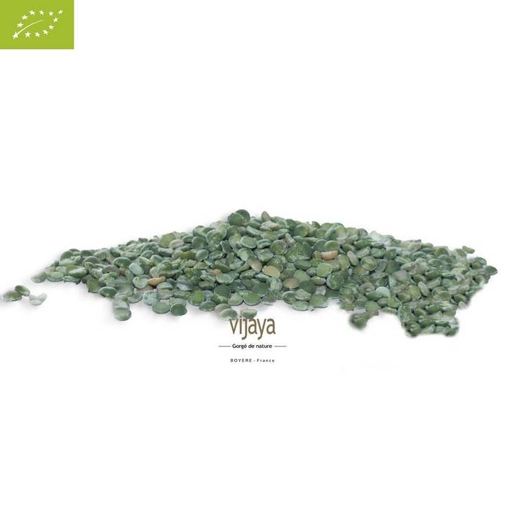 Grüne gebrochene Erbsen - Frankreich - 5 kg - Bio* für den Großhandel von VIJAYA - SAS J.L. BOYERE
