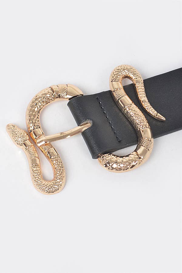 3AM BY H&D ACCESSORIES - Wholesale Belt - Women's - Snake Buckle Belt8