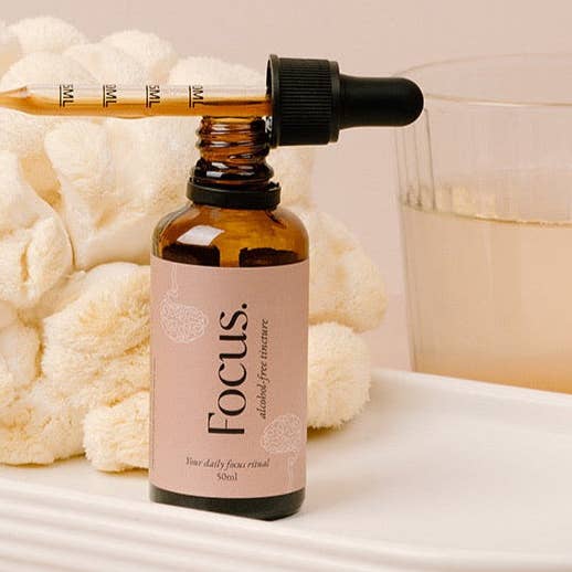 Focus Tincture *alcohol free for wholesale by Soulful Tea Blends