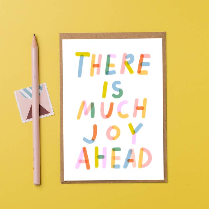 There is much joy ahead card birthday card retirement card for wholesale by Letterbox Lane