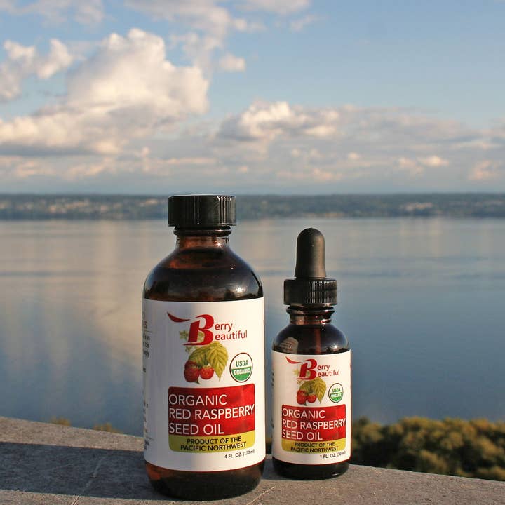 Certified Organic Red Raspberry Seed Oil for wholesale by Berry Beautiful