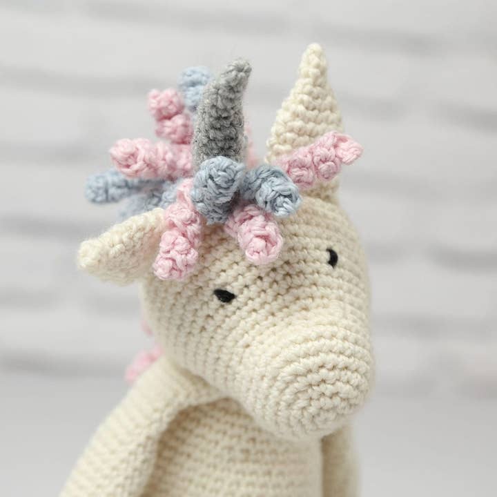 Wool Couture Company - Wholesale Knitting/Crochet Supplies - Una the Unicorn Crochet Kit1