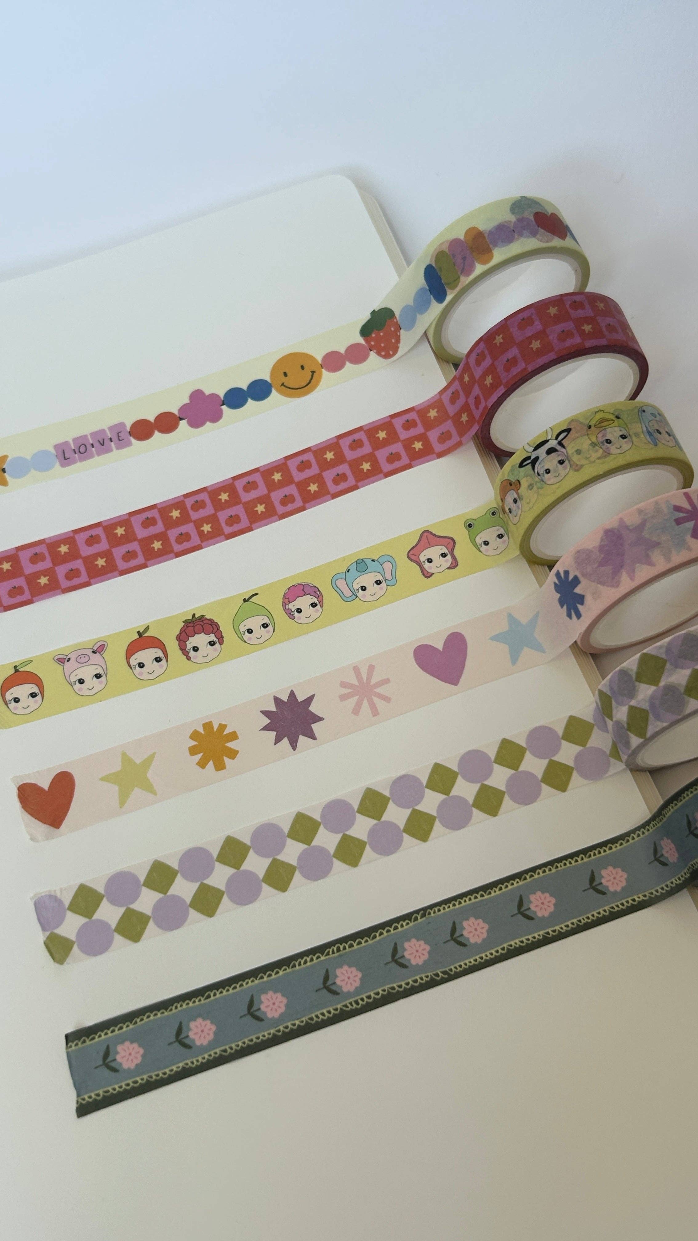 Nany Craft Shop - Vendita all'ingrosso Nastro washi - Washi Tape - fiori2