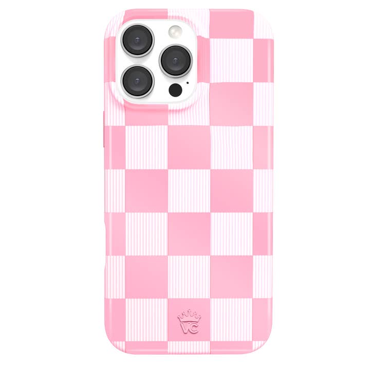 VELVET CAVIAR - Wholesale Phone Case - Women's - iPhone 16 Pro Max MagSafe Case - Pink Vibe Checkered