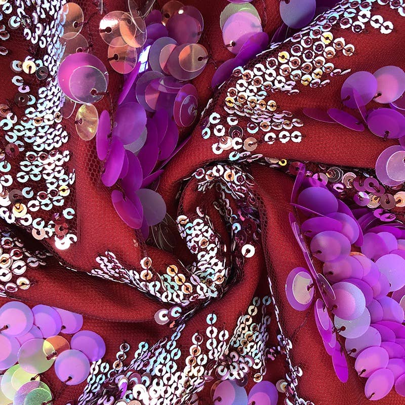 Color as pictures DR546 Vibrant Sequin Floral Embroidered Mesh Halter Dress for wholesale on Faire13