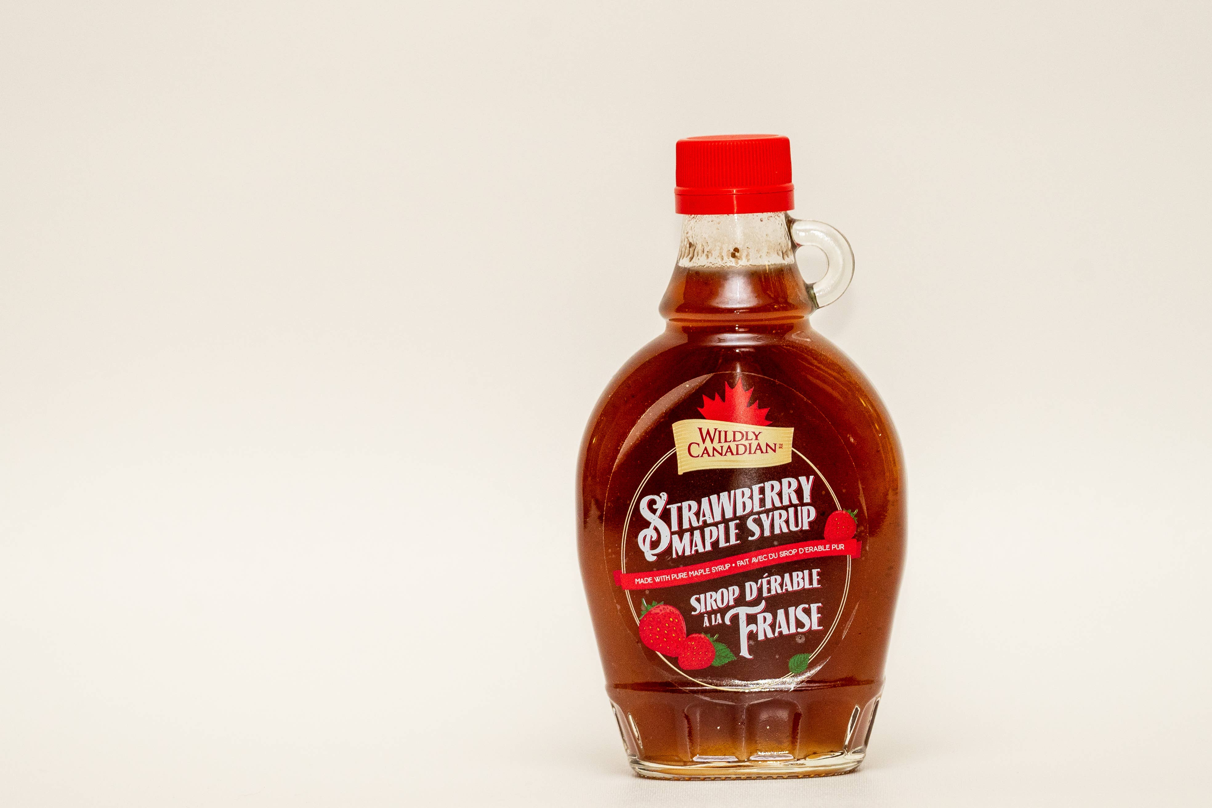Wildly Canadian - Wholesale Maple Syrup - Strawberry Maple Syrup (250ml)2
