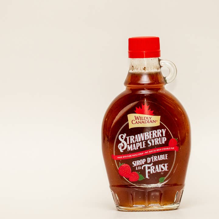 Wildly Canadian - Wholesale Maple Syrup - Strawberry Maple Syrup (250ml)2