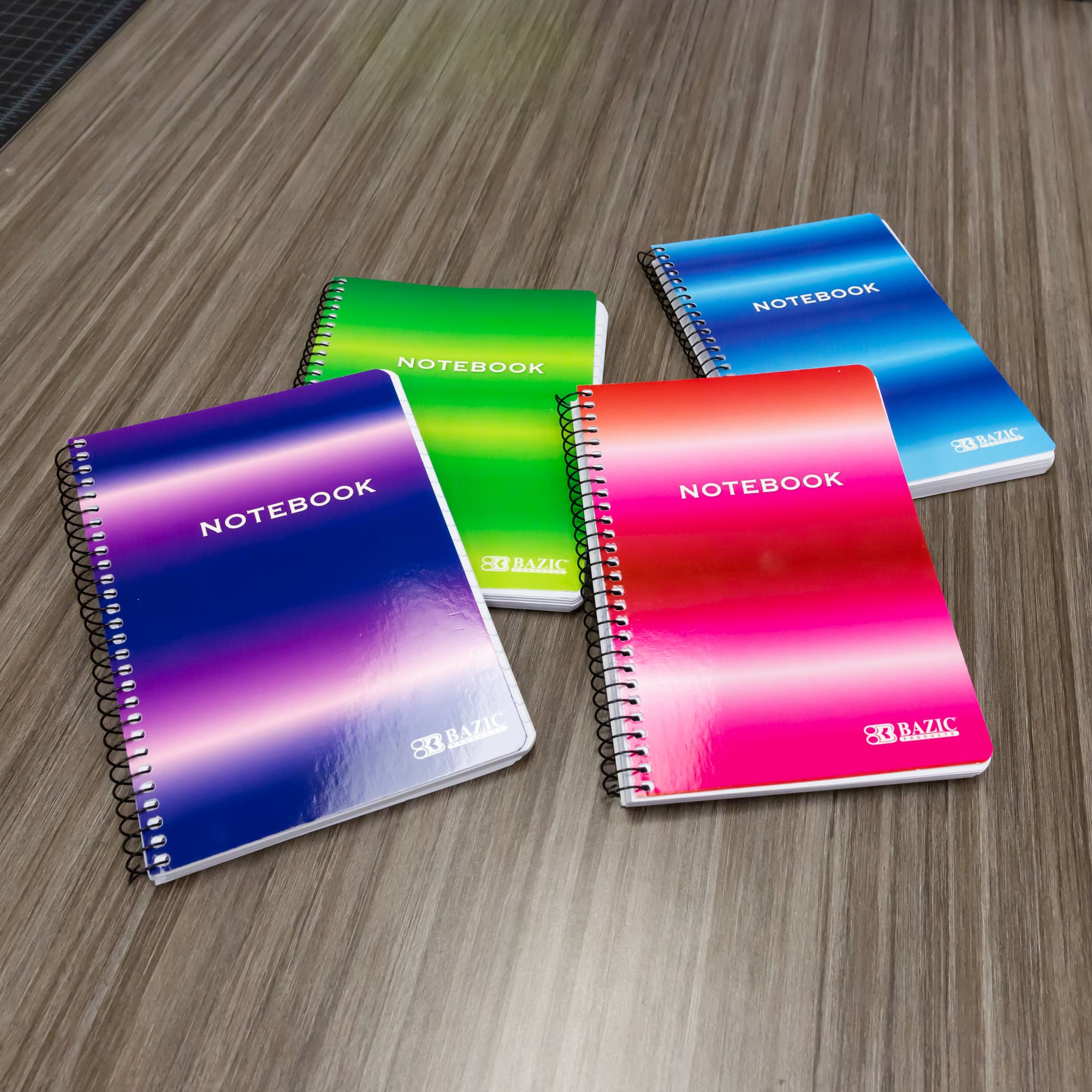 BAZIC Products - Vente Cahiers - Cahier à spirale personnel/Assignment 5 « X 7" 120 Ct.6