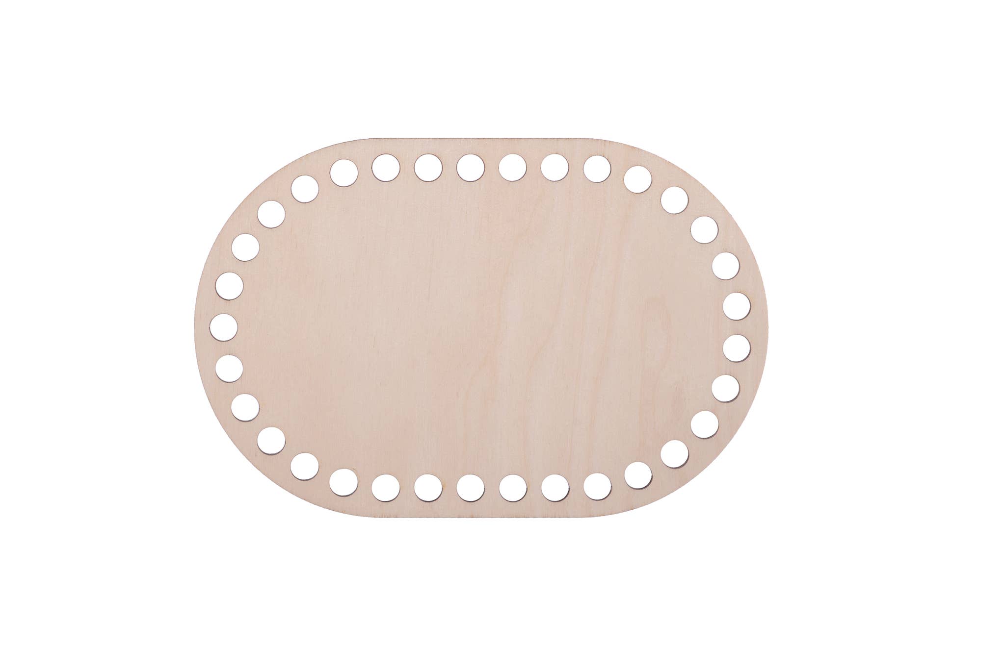 YourHobbyTools - Wholesale Knitting/Crochet Supplies - ROUNDED RECTANGLE WIDE wooden crochet basket bases1