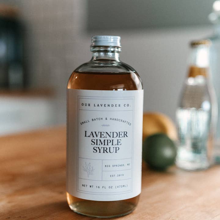 Our Lavender Co - Wholesale Cocktail Mix/Syrup - Lavender Simple Syrup5