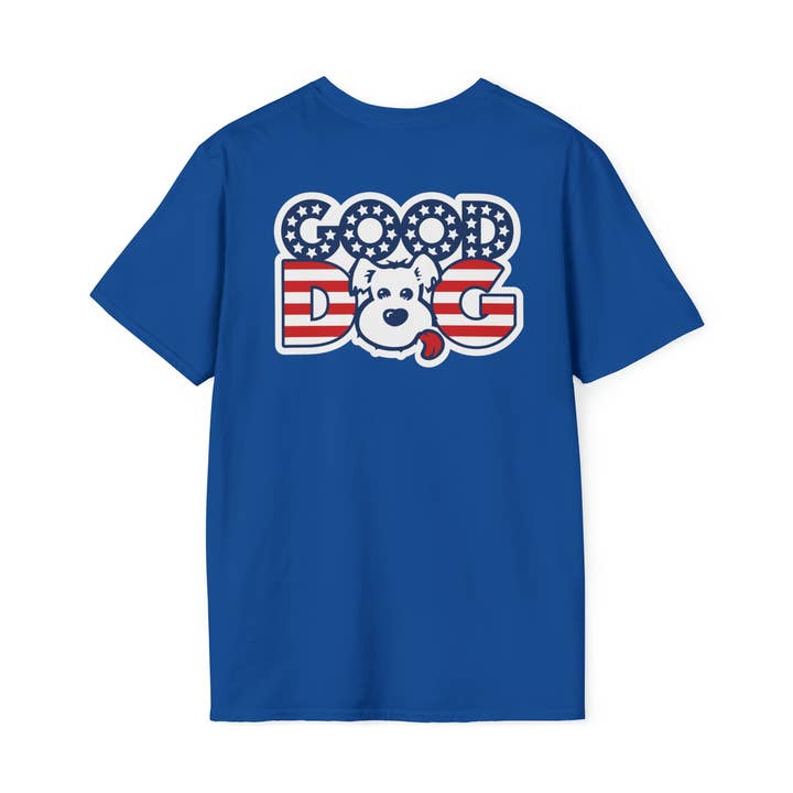 1776 Dog Tee for wholesale by Good Dog Activewear