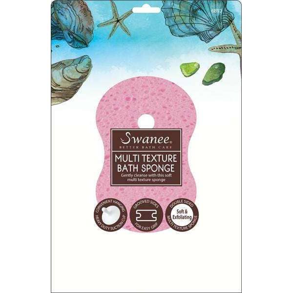 Swanee Figure 8 Multi Texture Bath Sponge with Suction Cup P for wholesale by Annie International, Inc.