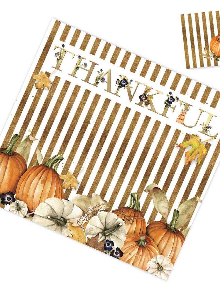 THANKFUL PAPER PLACEMAT for wholesale by C SQUARED DESIGN