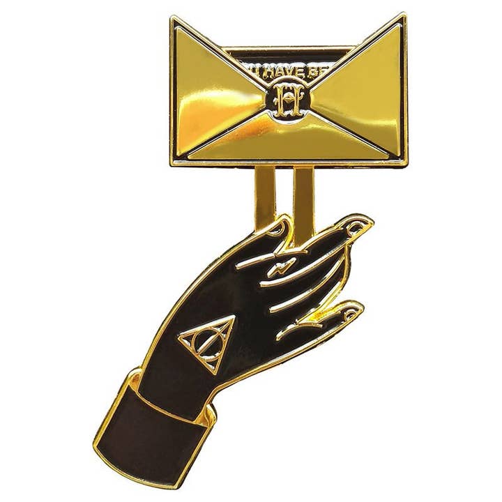 La Barbuda - No U.S. custom fees - Wholesale Lapel Pin/Button - You Have Been Accepted Letter Dynamic Pin By La Barbuda2