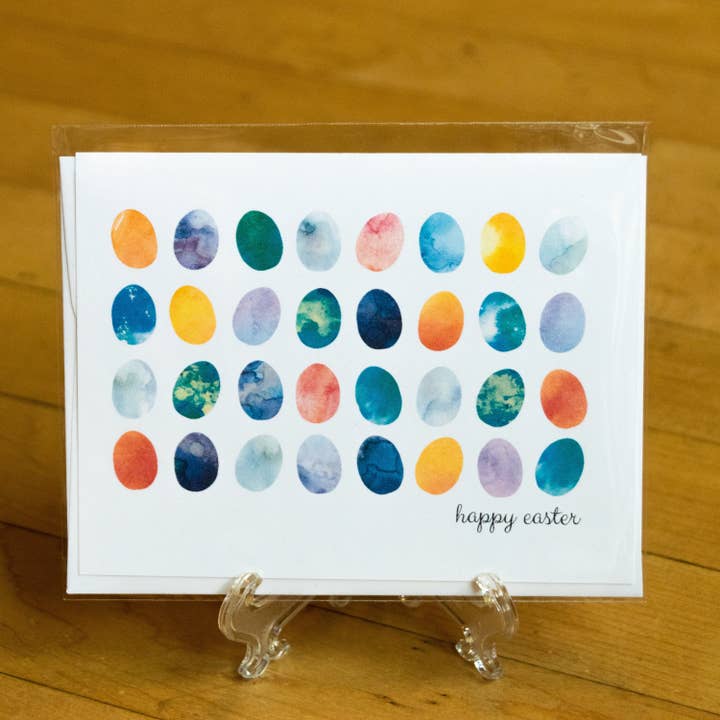 Paaseieren kaart voor wholesale door abigail hausman design & illustration