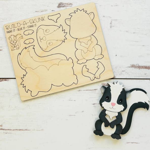 Kit Fai da Te per Costruire un Magnete per Puzzole KIT CREATIVO ANIMALI per la vendita all'ingrosso da parte di Reclaimed Woodworks Home Decor