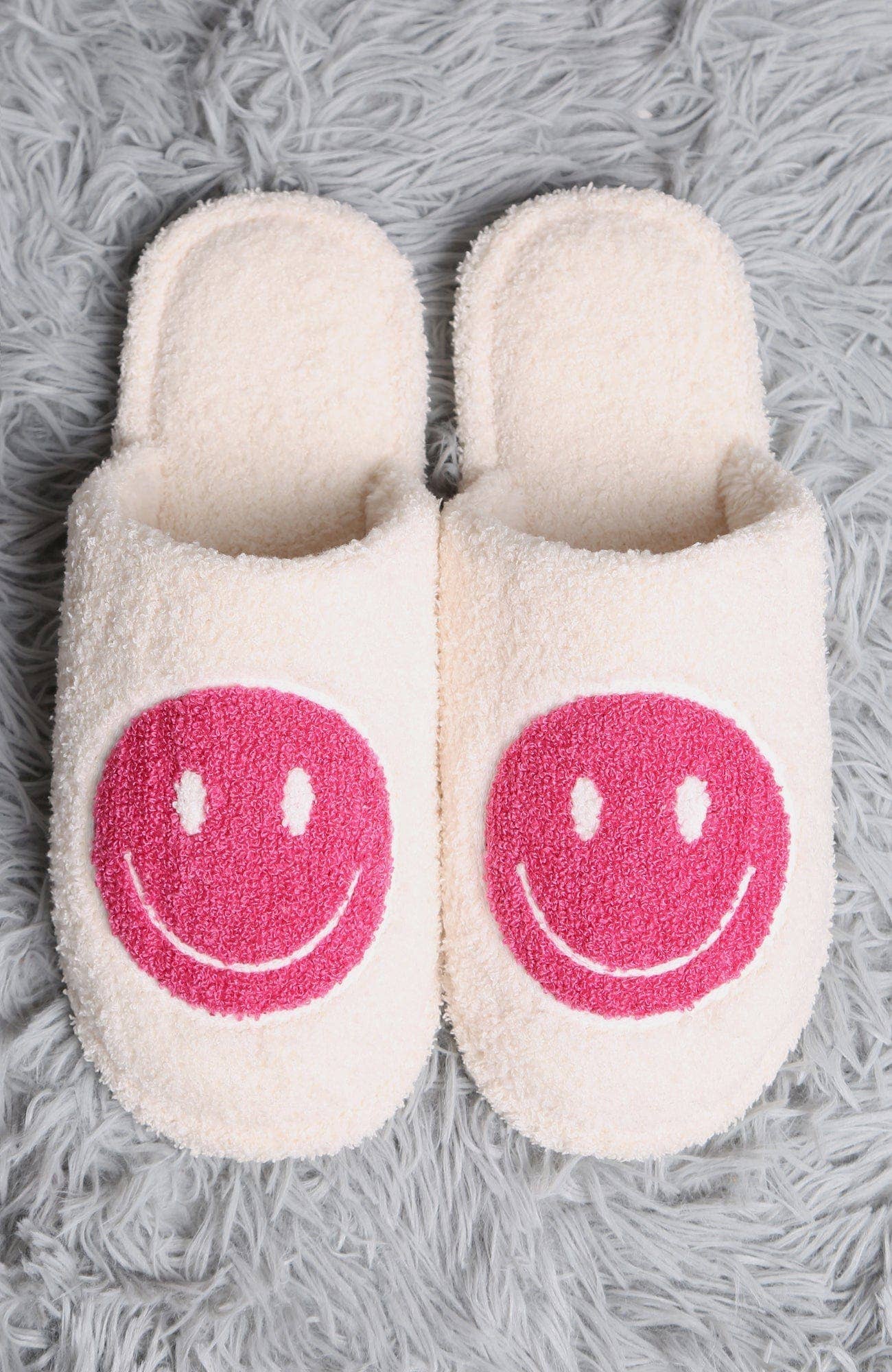 MiMi Wholesale - Wholesale Slippers - Women's - JCL4207 Super Lux Color Smiley Face Slippers5
