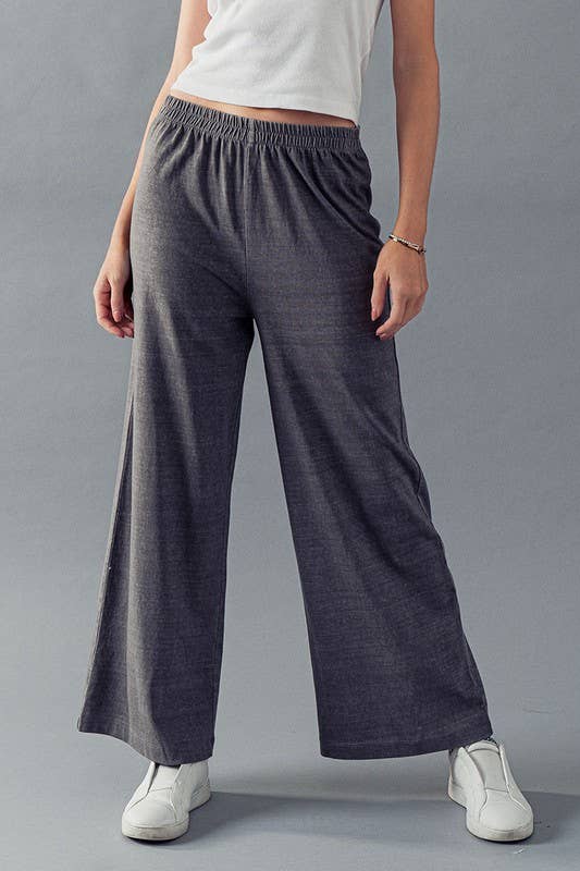 Urban Daizy - Wholesale Pants - Women's - Vintage Wash Cotton Flare Yoga Pants

17