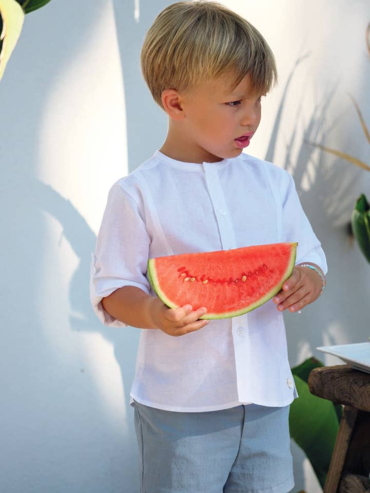 Pantalón corto azul niño for wholesale by Charanga