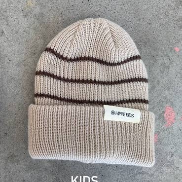 Kids Striped Beanie for wholesale by Hippie Kids