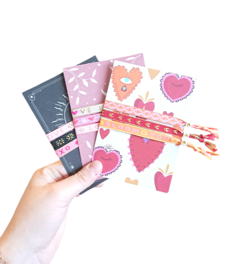 Sansira Jewelry - Vendita all'ingrosso Bracciale in tessuto/intrecciato - Braccialetto Nastro Testo Biglietto d'auguri Sole & Luna3