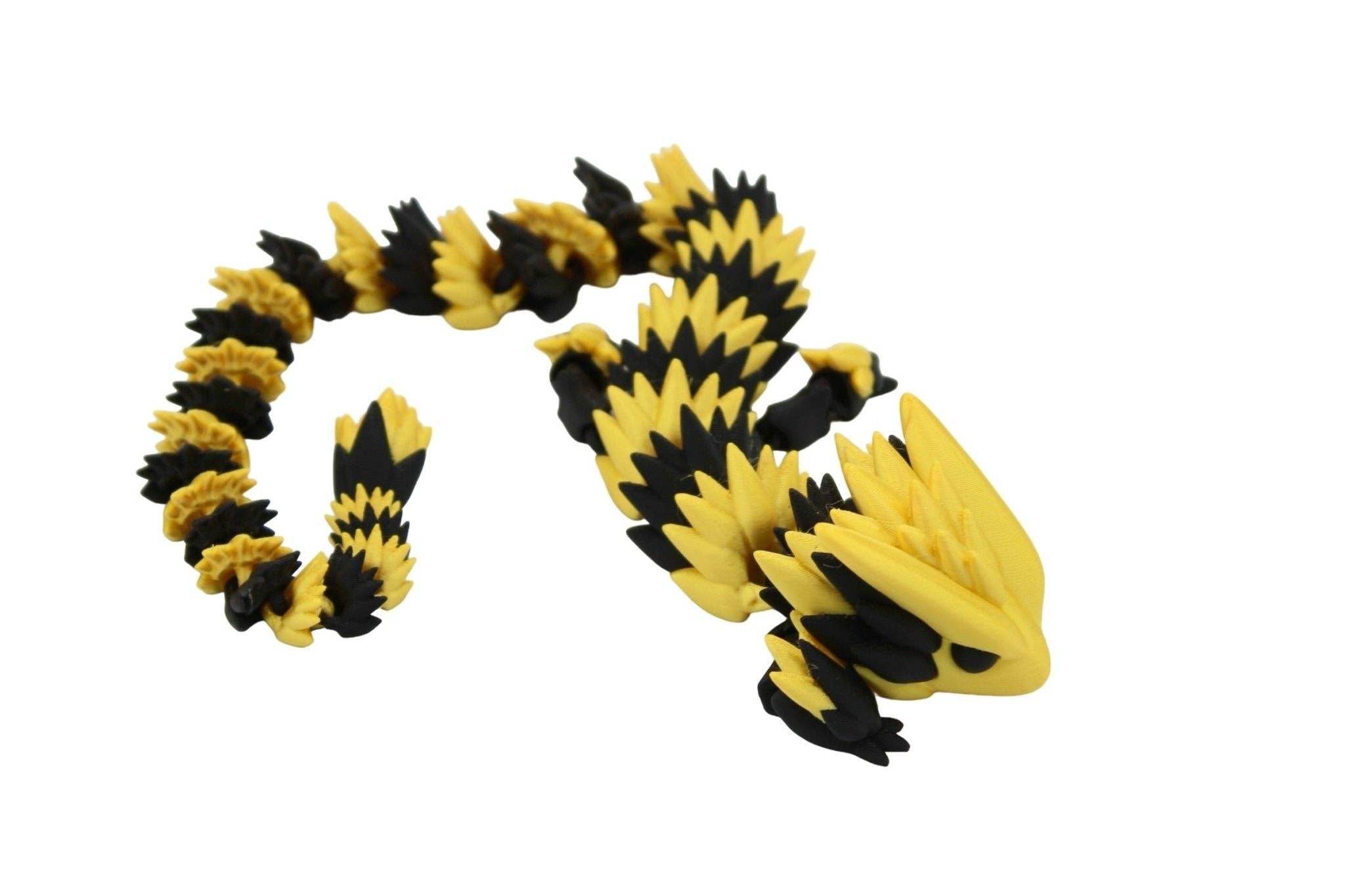 Acworth Alchemist - Vendita all'ingrosso Giocattolo fidget - Bambini - Giocattolo Spiky Dragon Fidget multicolore - Drago articolato stampato in 3D3