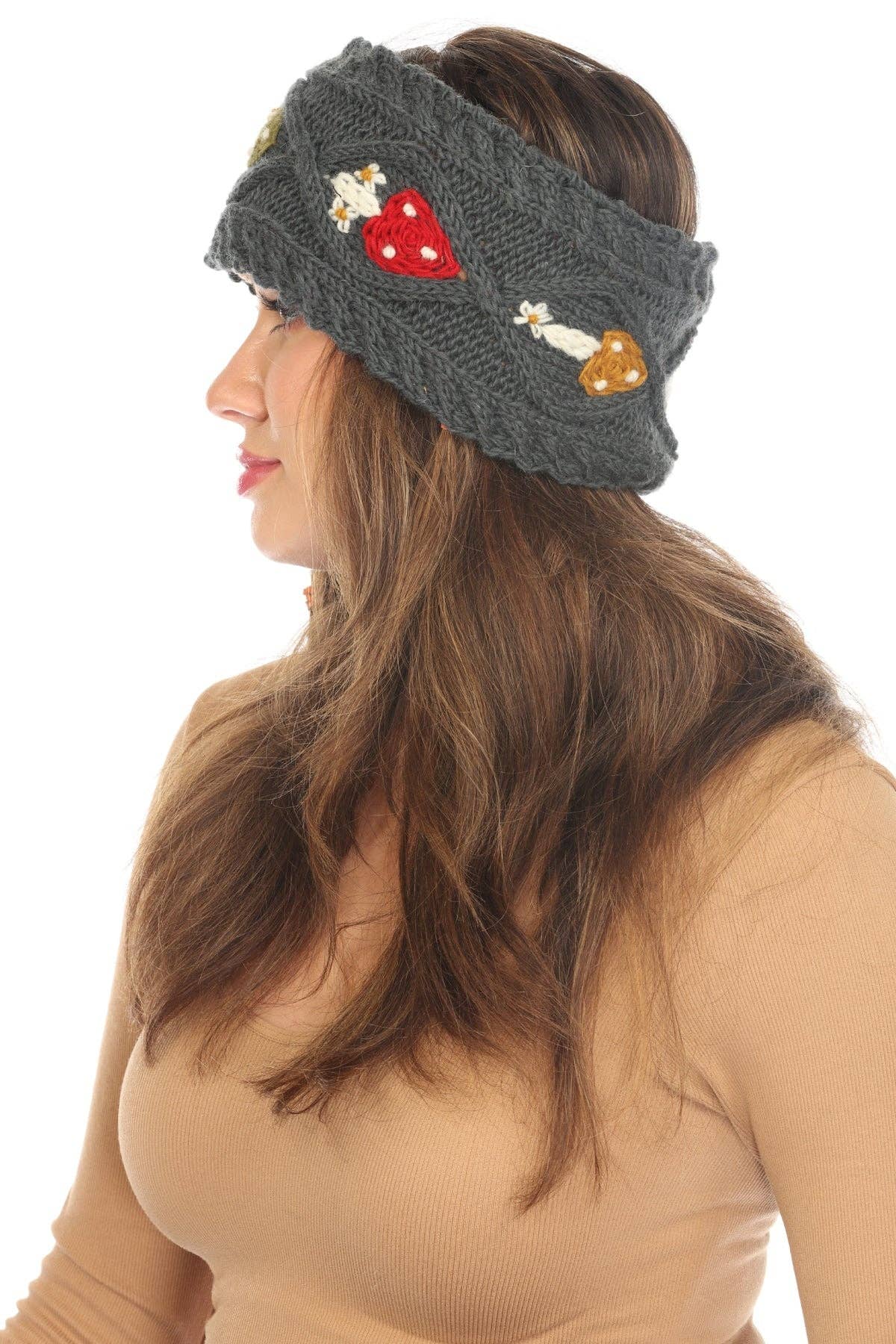 Lakhays Collection Inc. - Venta al por mayor Cinta para el pelo - Mujer - Diadema Mushroom Cable6