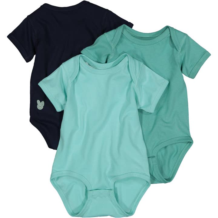 Baby Bodysuit 3-Pack-Oceanside for wholesale by Rabbit Skins