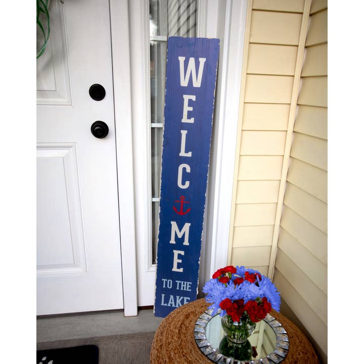 Pavilion - Wholesale Sign - Welcome to the Lake - 48" Wooden Sign1