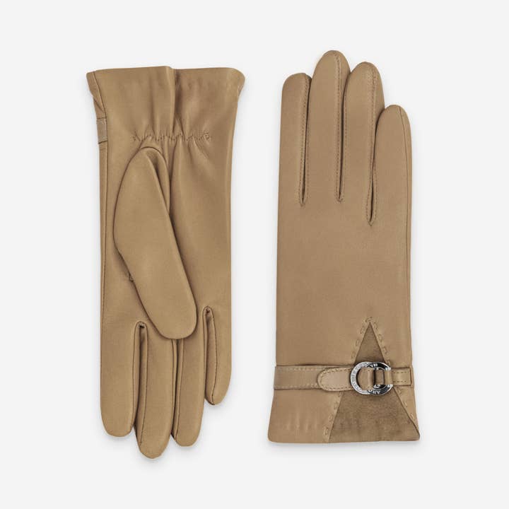 Glove Story - Wholesale Gloves - Women's - Lambskin Leather Gloves–Cashmere,Wool & Nylon Lining–21639CA21