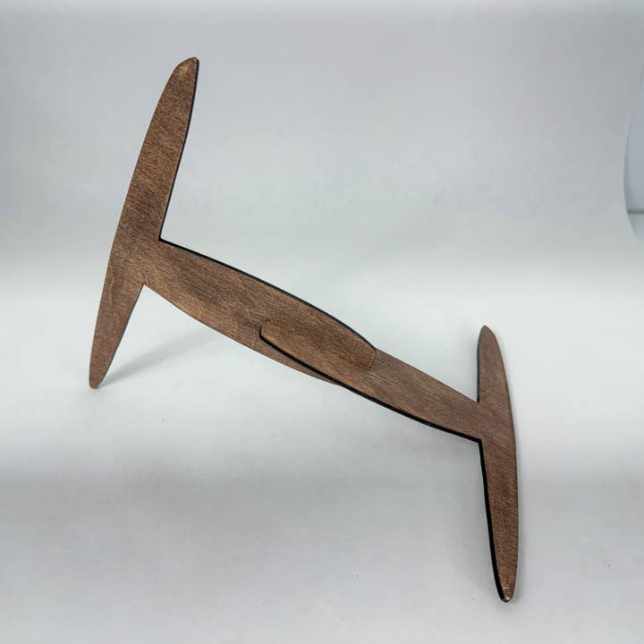 Art by Erica H & Rebel Stitchers - Wholesale Craft Tool - Handmade Wooden 1 Yard Niddy Noddy - Disassembles Easy2