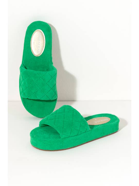 Shiraleah - Wholesale Slides - Women's - SOL POOL SLIDES, GREEN