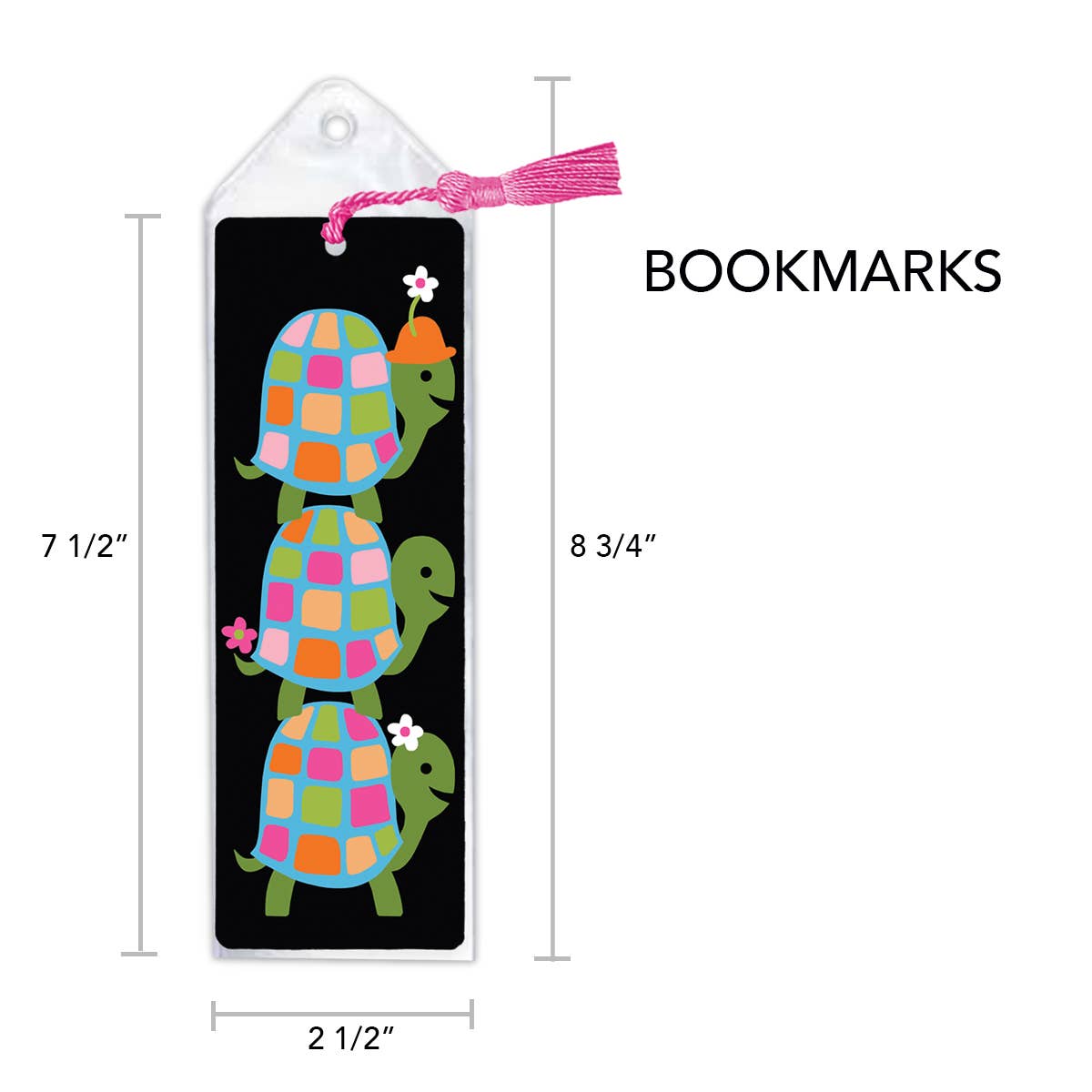 Rock Scissor Paper - Wholesale Bookmark - 3 Retro Turtles Bookmark with tassel2