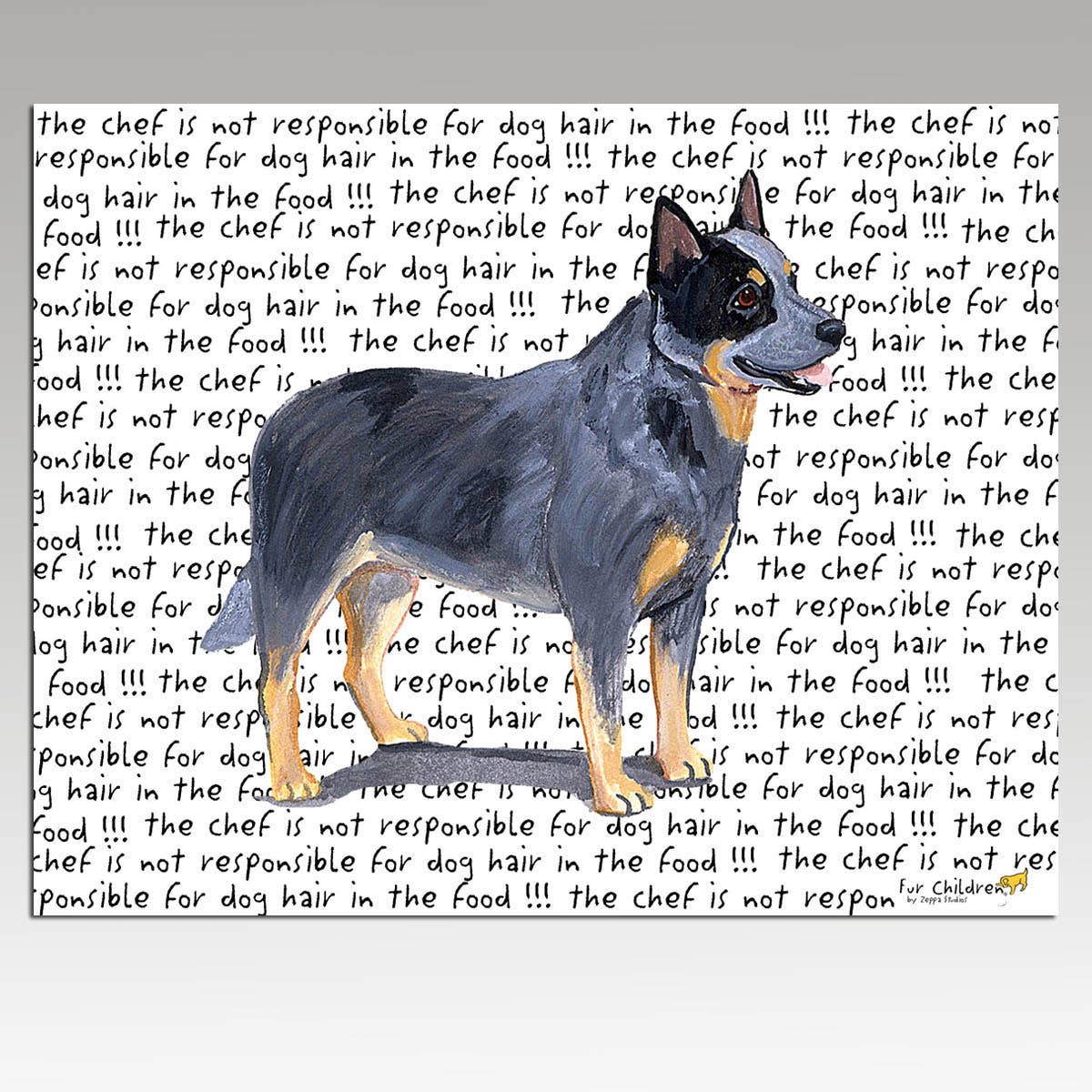 Zeppa Studios - Wholesale Cutting Board - Australian Cattle Dog Cutting Board0