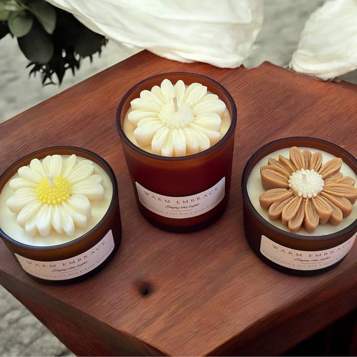 Sojablomstlys til bryllupper, brudepiger og gaver for engroshandel hos Karly’s Candles