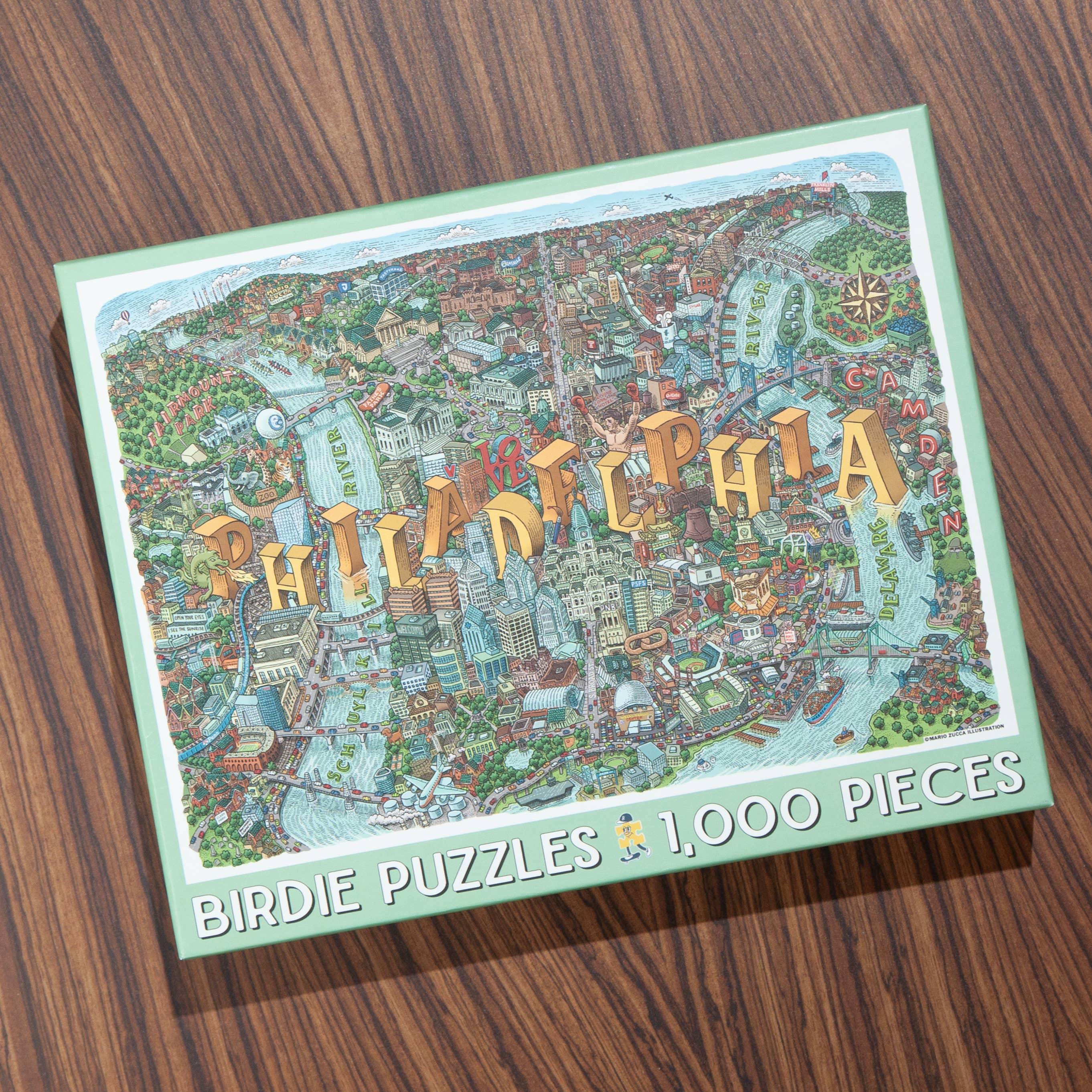 Birdie Puzzles - Wholesale Puzzel - Volwassene - Philadelphia | Puzzel van 1000 stukjes3