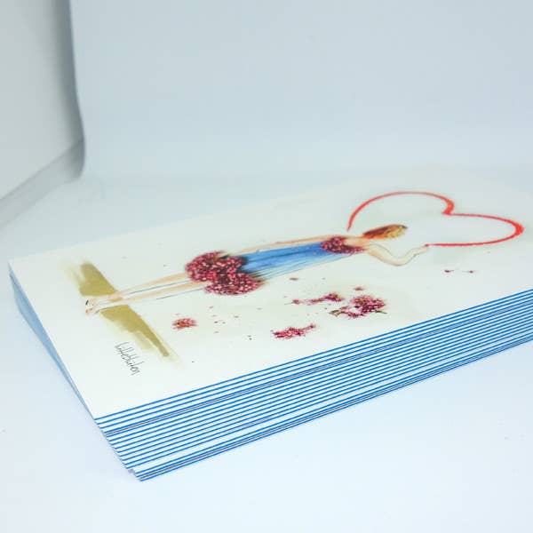 Lütteblüten - Wholesale Love Card - Spierstrauch - card with envelope2