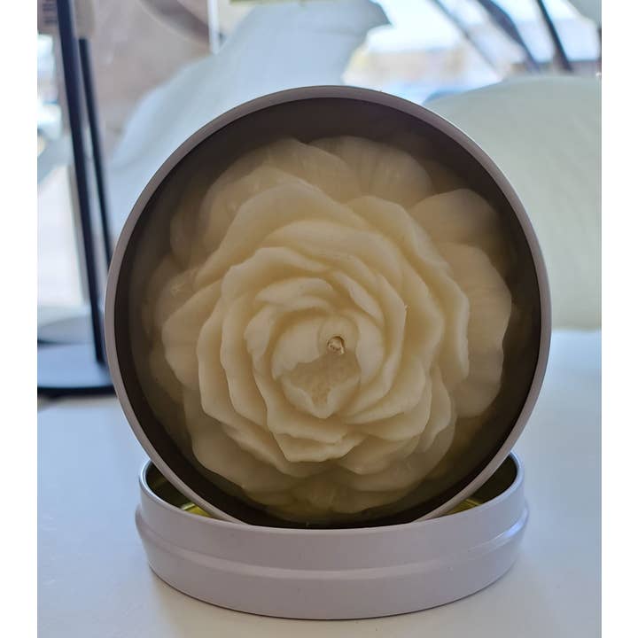 LiveYoung Candle Company - Wholesale Jar/filled candle - *Classic Scents* - Wax Peony Tin Candle7