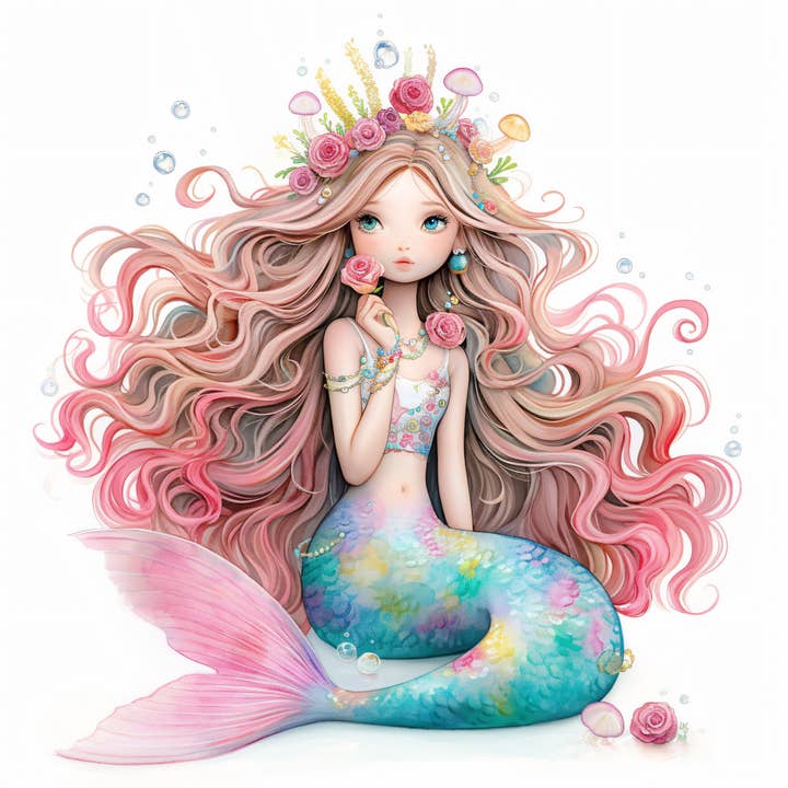 An Ocean Mermaid DIY Painting Kit for wholesale by The Boozy Bookworm Art Kits