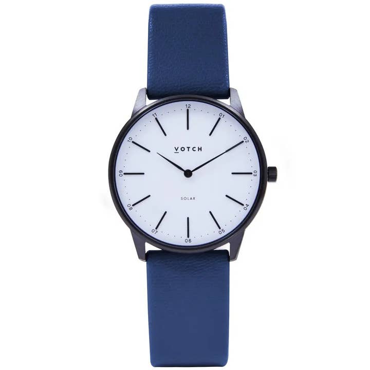 Votch Solar Classic Watch – Black & Navy Stylish Men's Watch for wholesale by Votch
