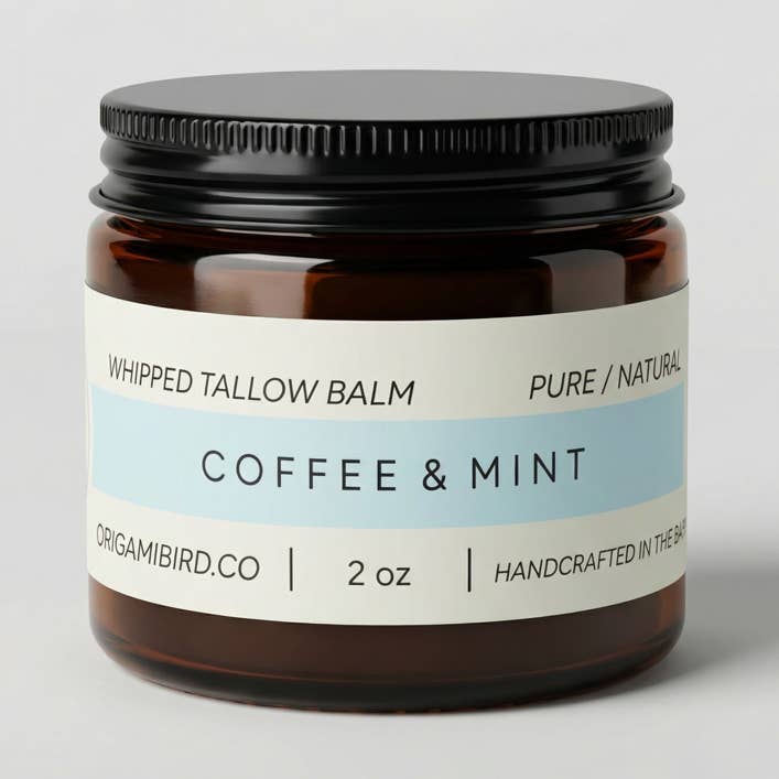 Kaffee & Minze Talgbalsam für den Großhandel von Origami Bird