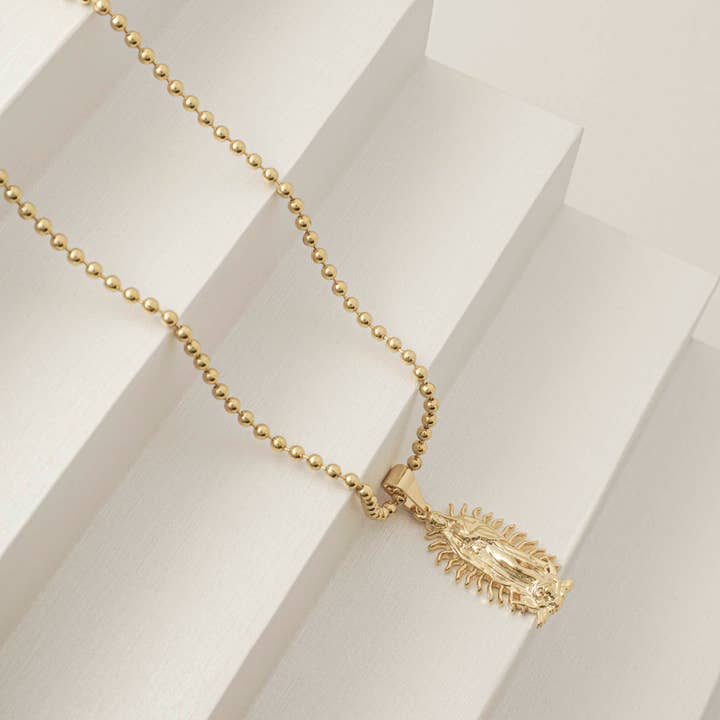 Dije Virgen de Guadalupe en silueta para venta al por mayor de Bretoon