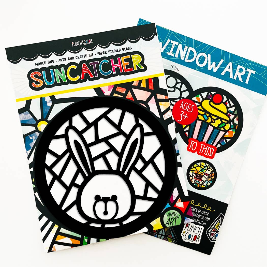 Punch of Color - Vente Kit de bricolage – enfant - Kit d'attrape-soleil lapin2