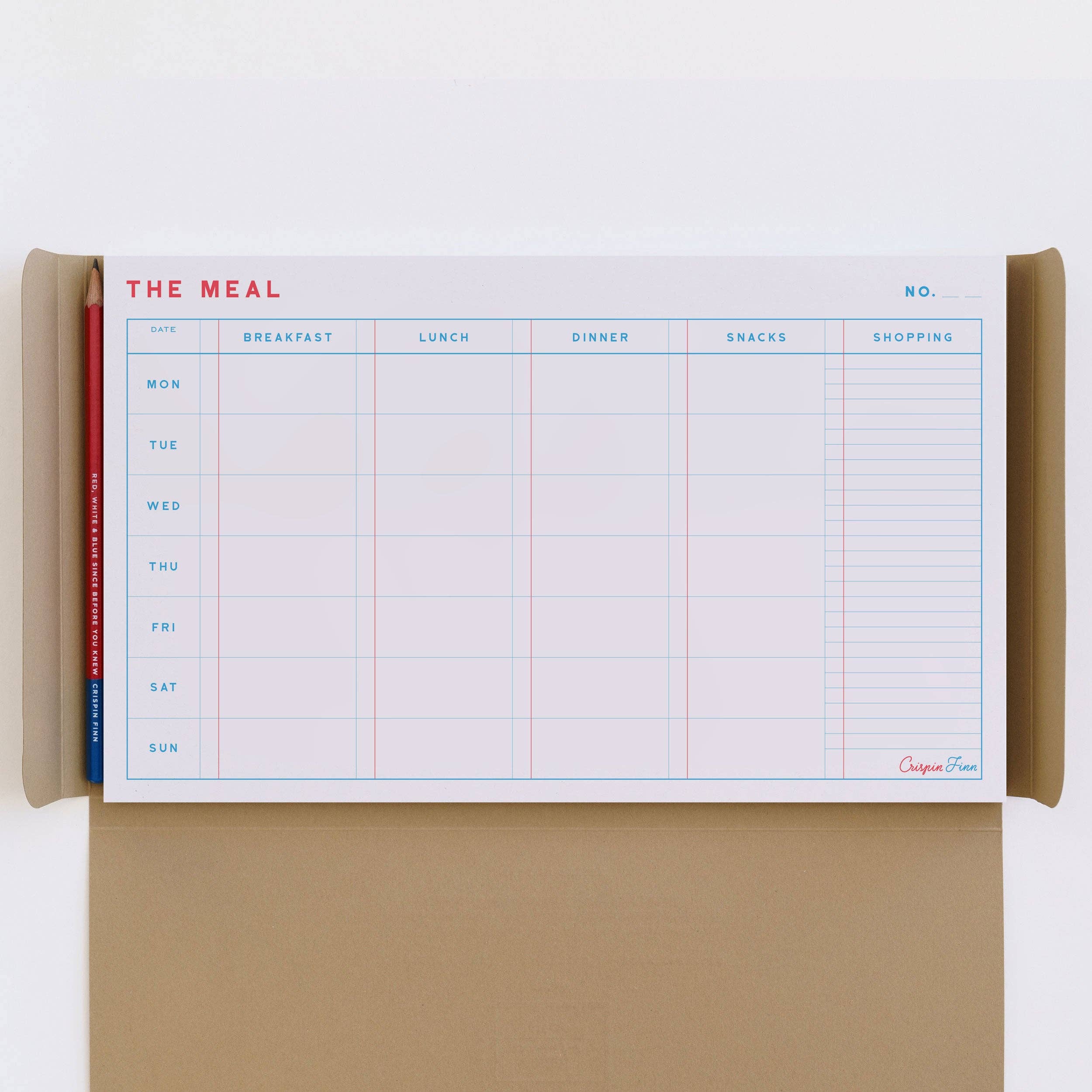 Crispin Finn – wholesale Notepad – The Meal Desk Pad3