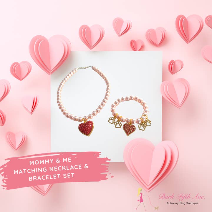 Bark Fifth Avenue - Wholesale Jewelry Set - Mommy & Me Matching Necklace and Bracelet Set
