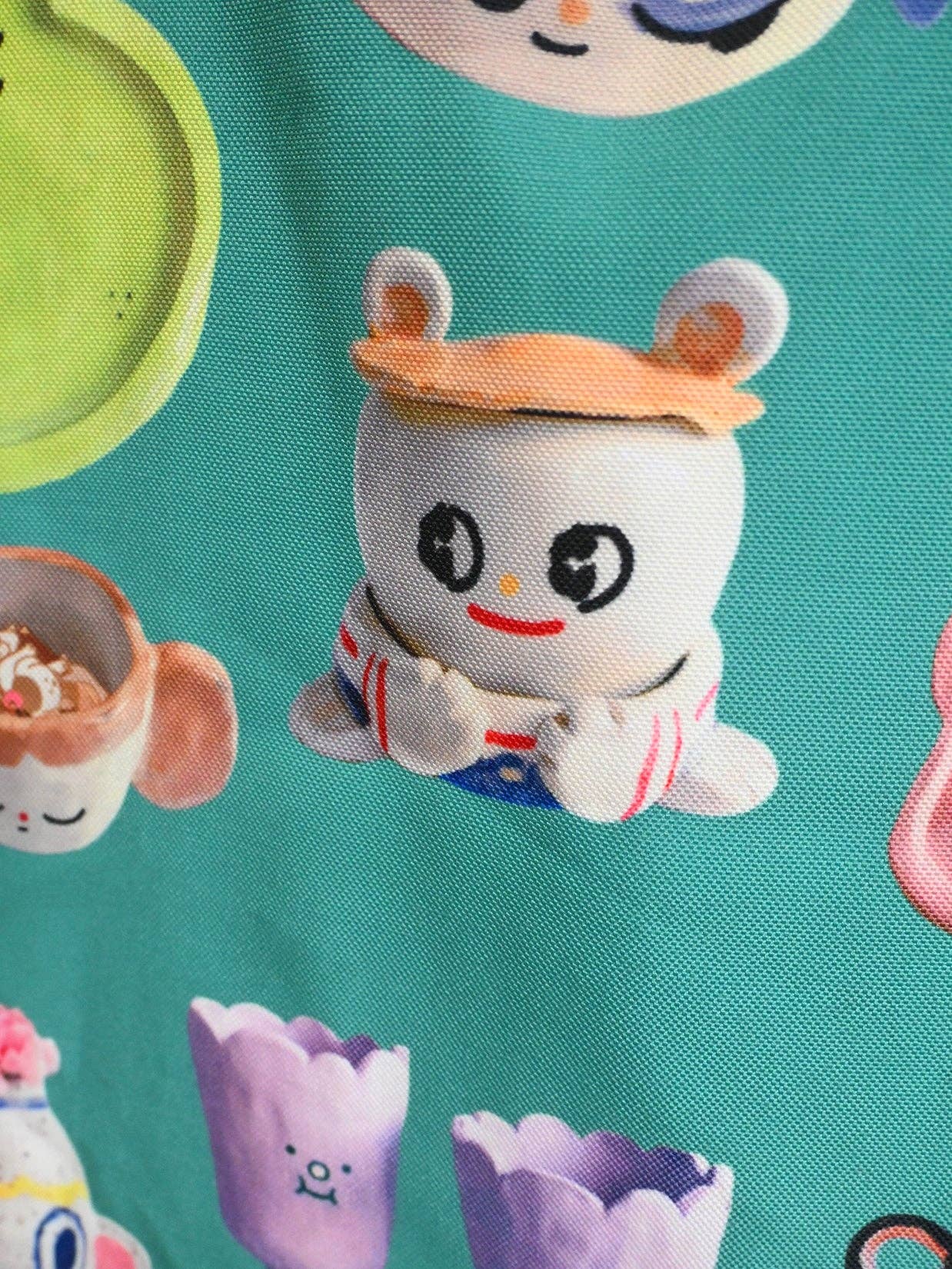 Natali Koromoto - Wholesale Tote Bag - Women's - "Ceramic Party" tote bag6