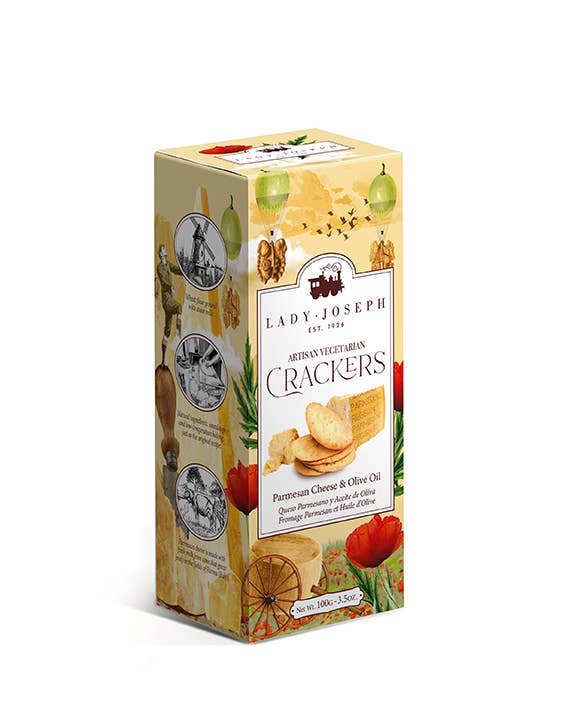 Lady Joseph Bakery - Wholesale Crackers - Parmesan And Olive Oil Crackers (Cheese Snack)