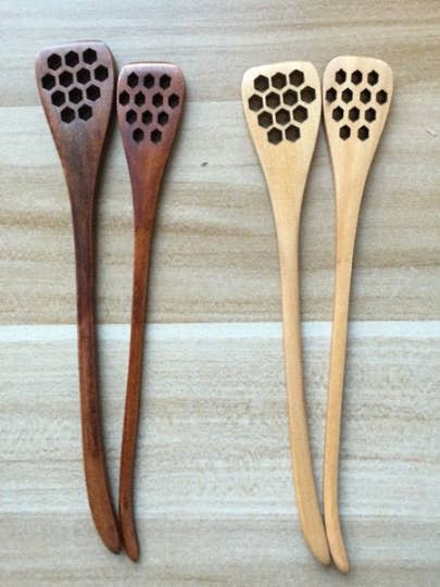 Eastvan bees - Wholesale Honey Dipper - Honey Dippers With Hex Holes