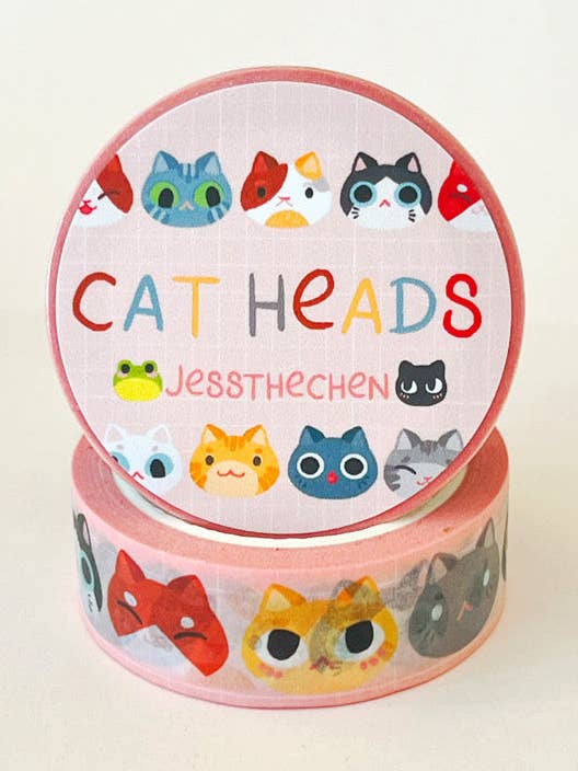 Washi-Klebeband | Katzenköpfe für den Großhandel von Jessthechen